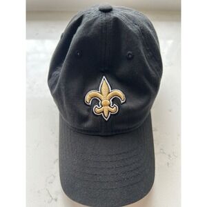 Black New Orleans Saints NFL Team Apparel Reebok Youth Baseball Cap
